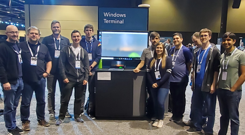 The Windows Terminal & WSL core-team at Build 2019